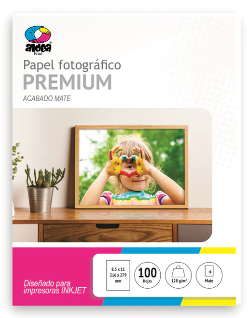 128g Papel fotográfico matte Aldea Print (100 hojas)