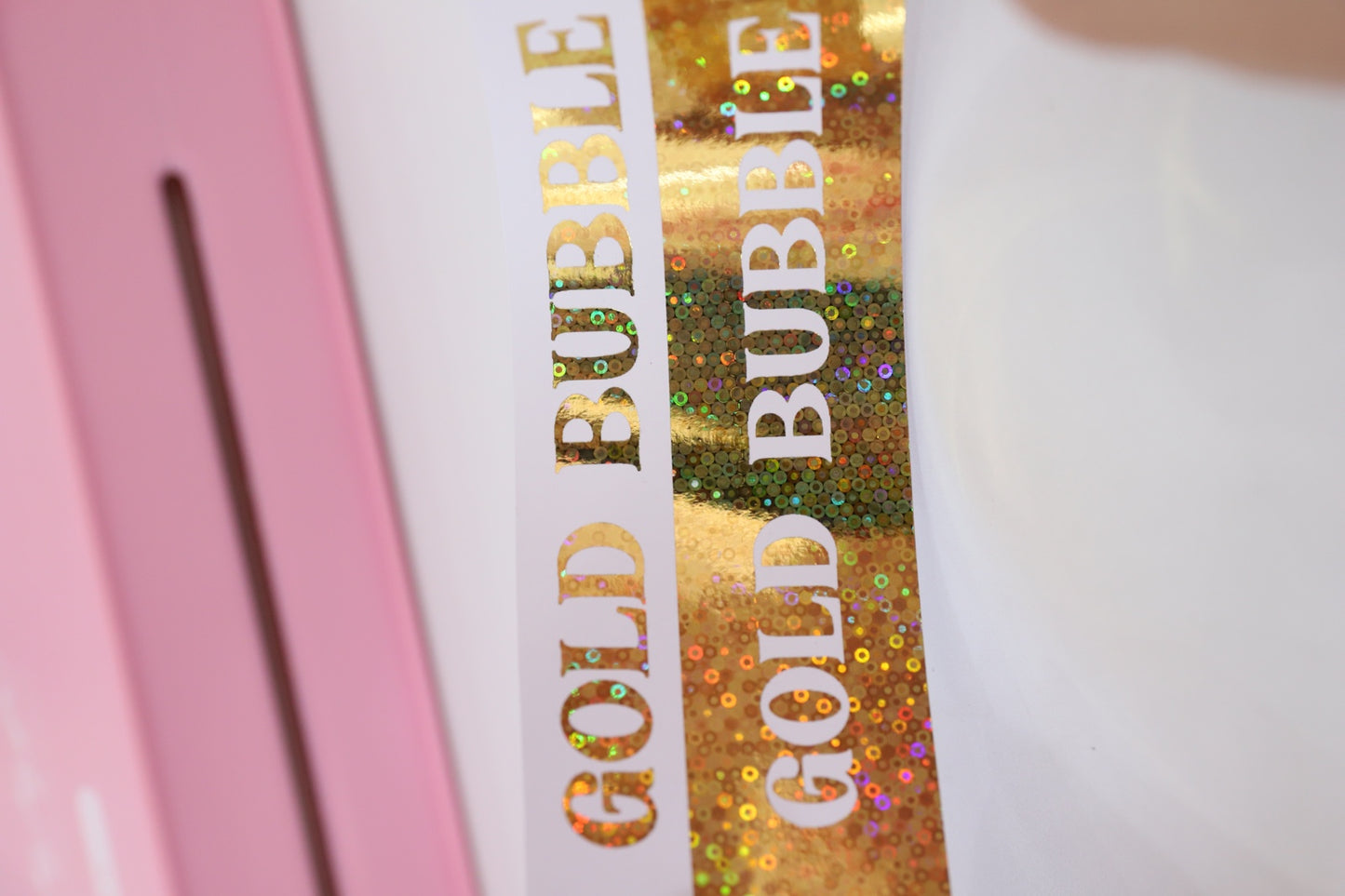 Gold Bubble Foil