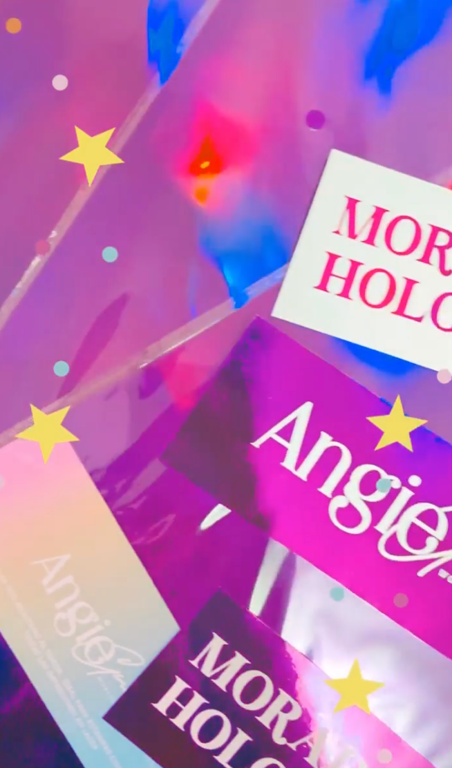 Morado Holográfico Foil (Hojas paquete)