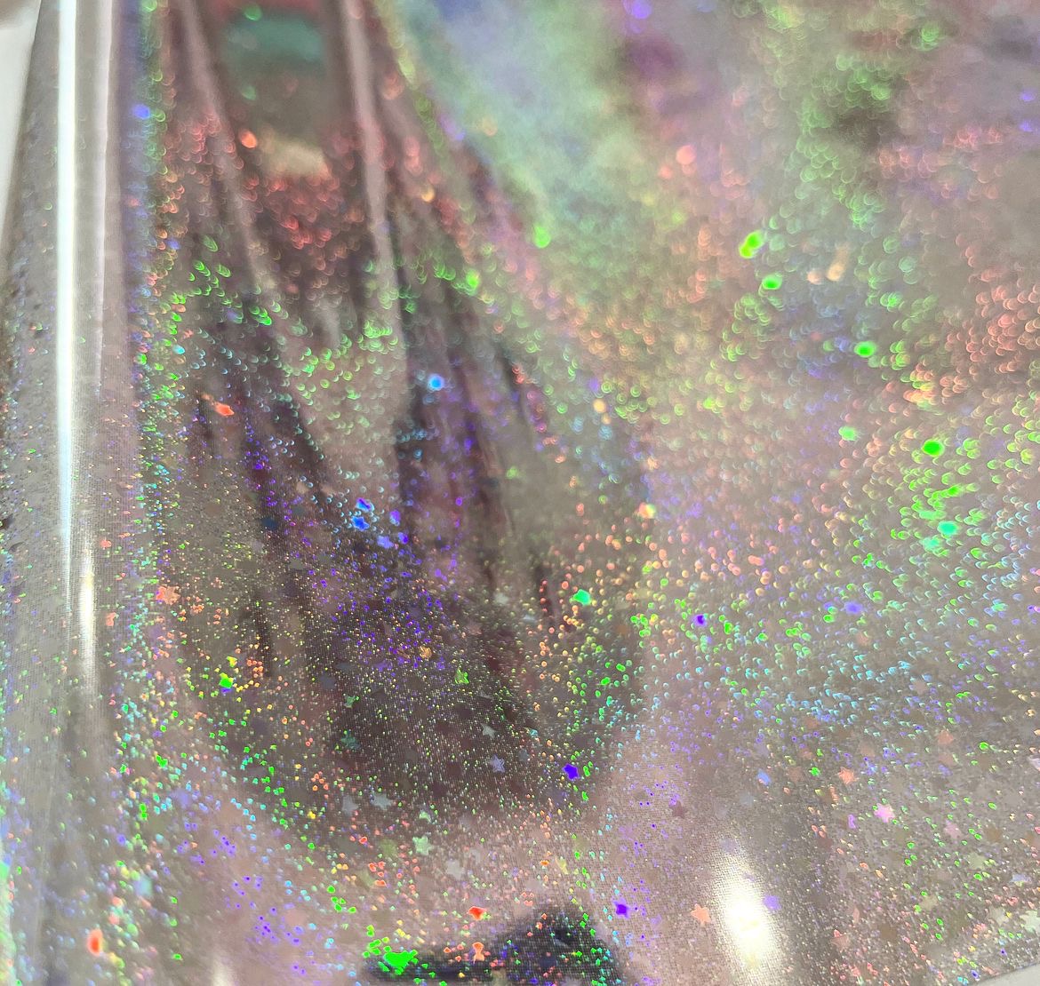 Plata Glitter Premium Foil