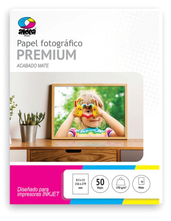 190g Papel fotográfico matte Aldea Print (50 hojas)