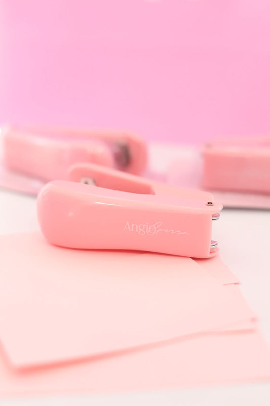 Mini Grapadora Team Pink