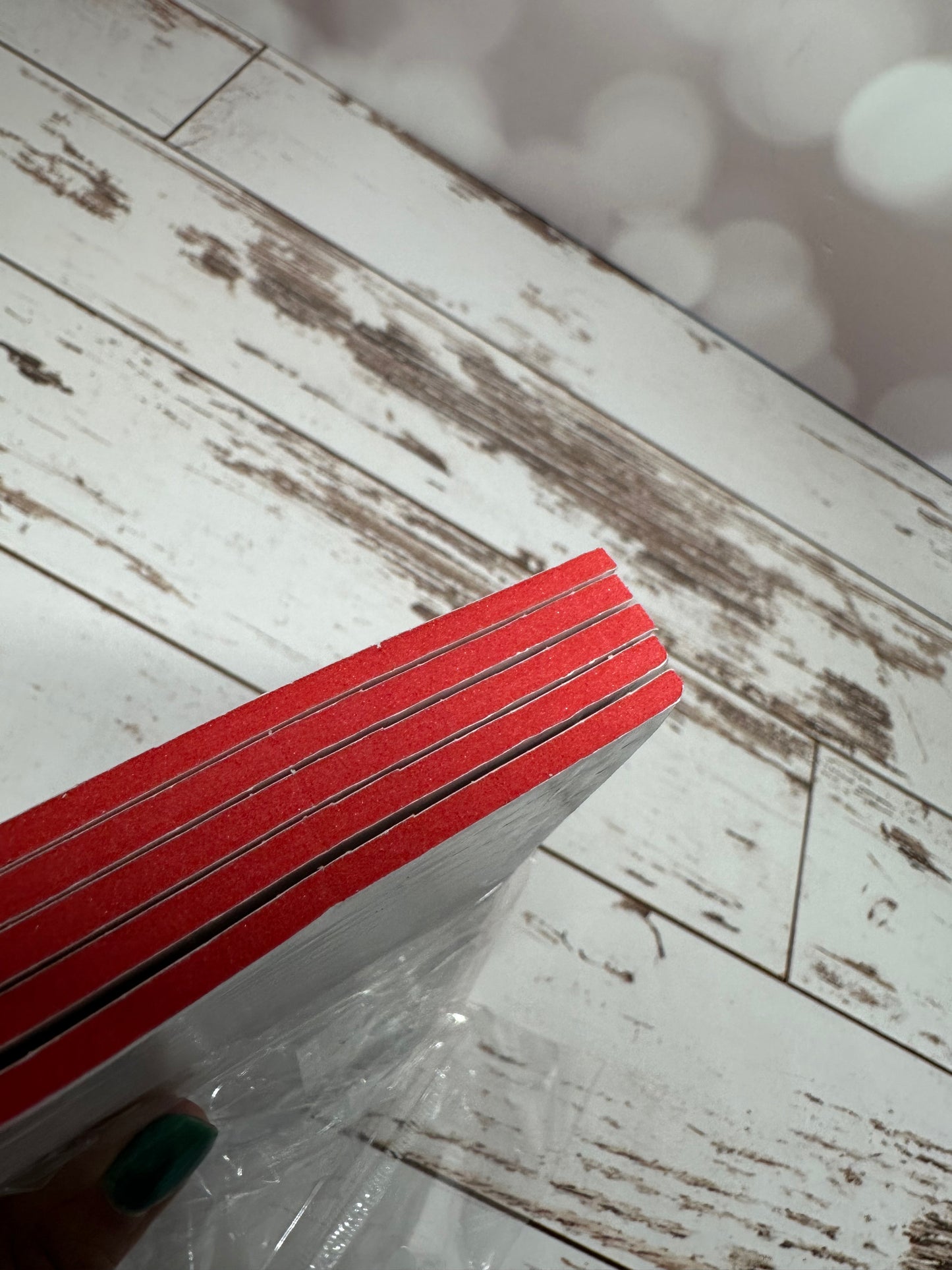 Hojas cuadritos de foamie adhesivo de colores (5 hojas pk)