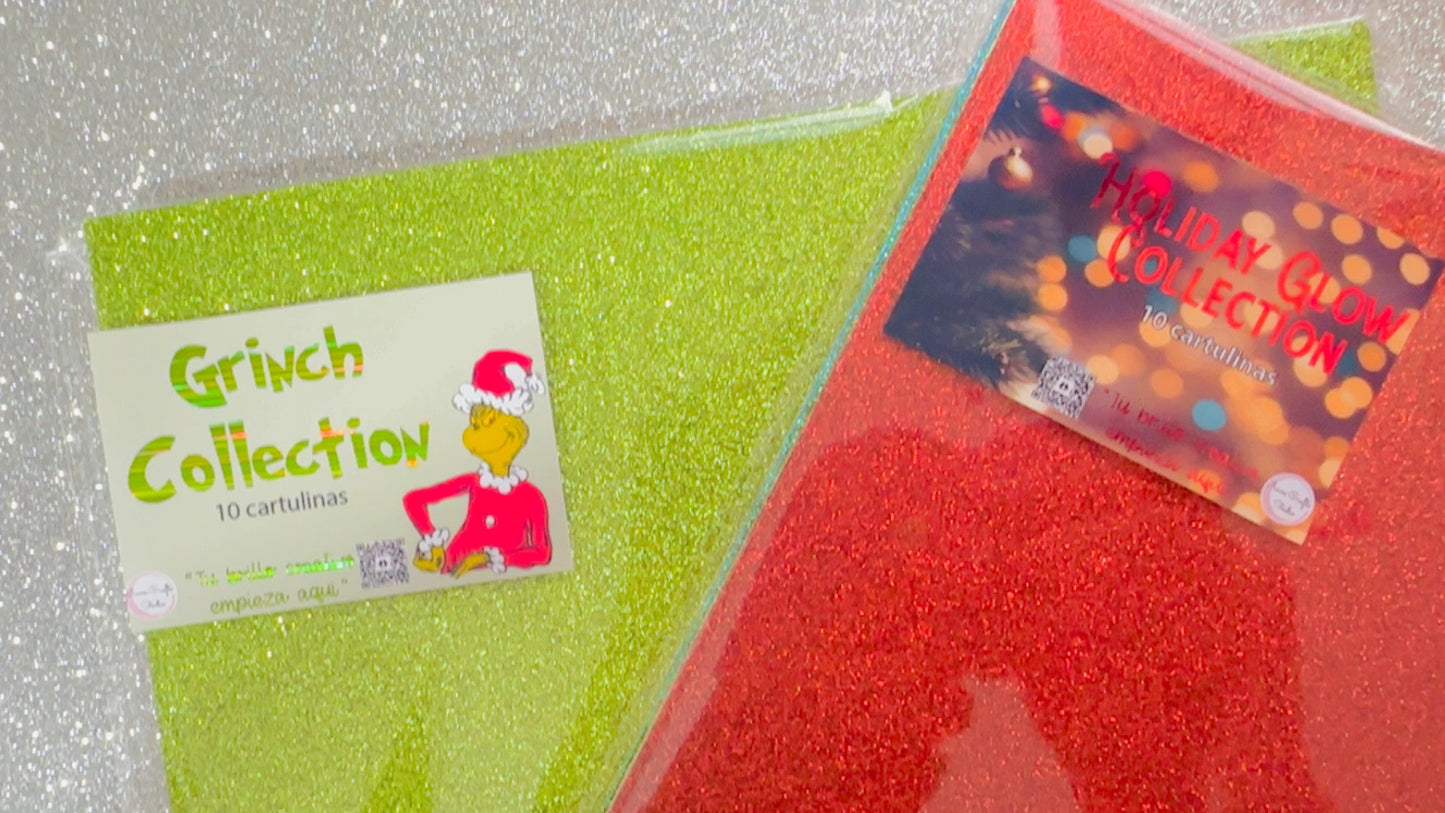 Cartulinas Glitter - CHRISTMAS EDITION