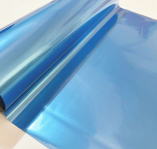 Azul satinado foil