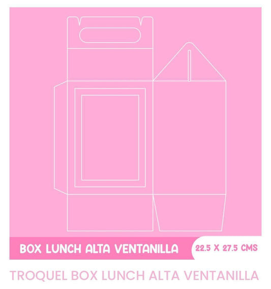 Troquel Box Lunch Alta Ventanilla - Angie Guerra