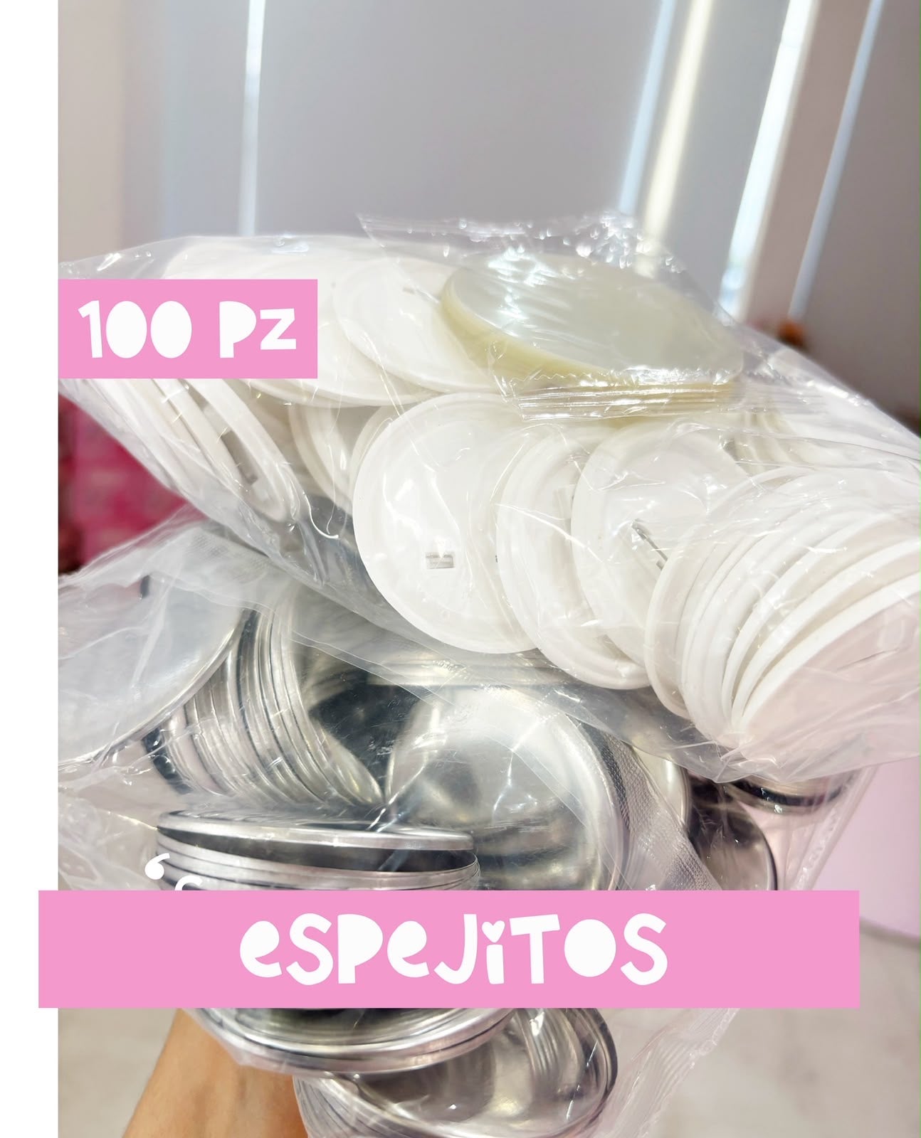 100 espejos button maker