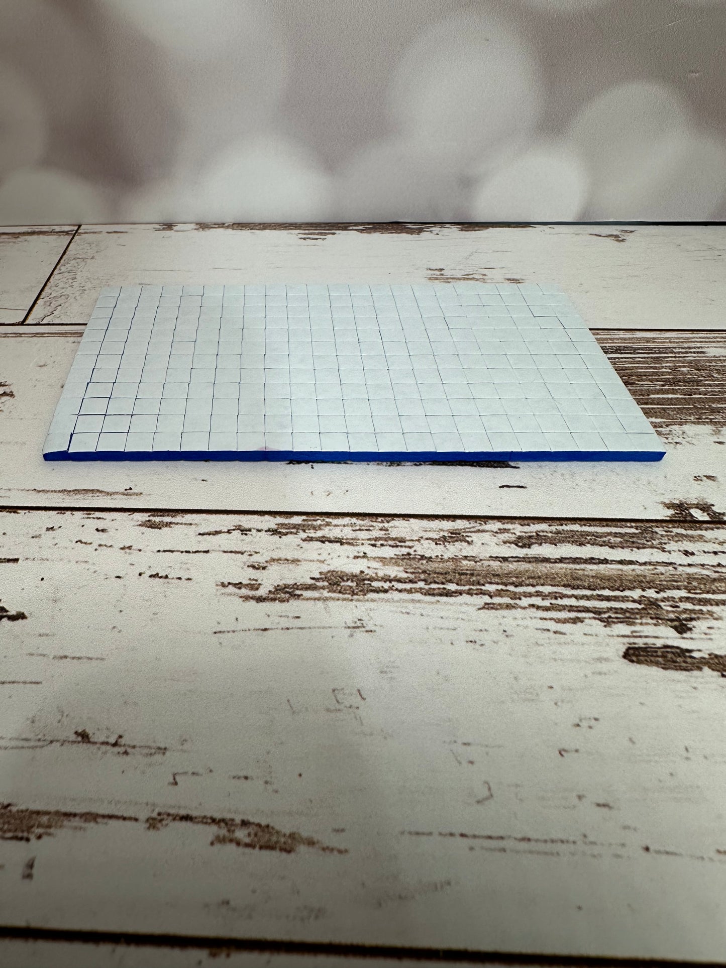 Hojas cuadritos de foamie adhesivo de colores (5 hojas pk)