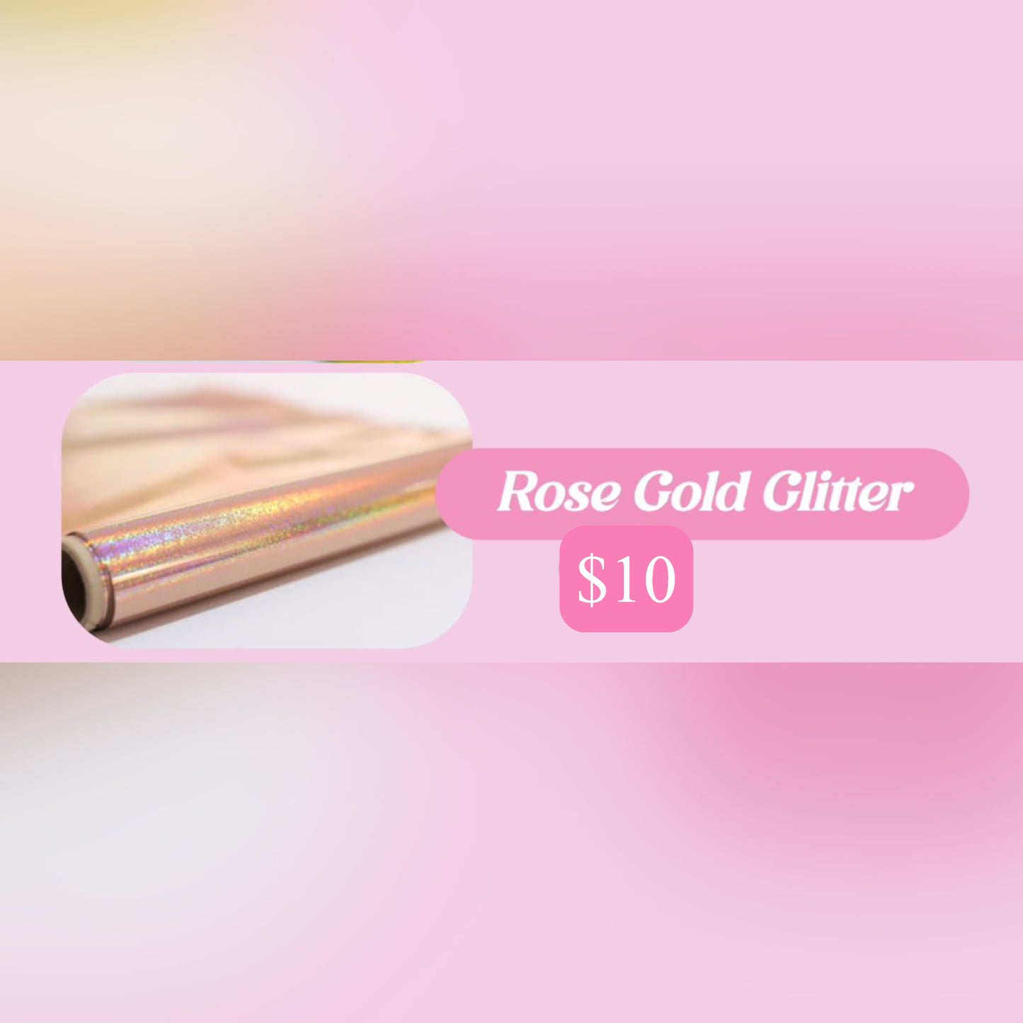 Rose Gold Glitter