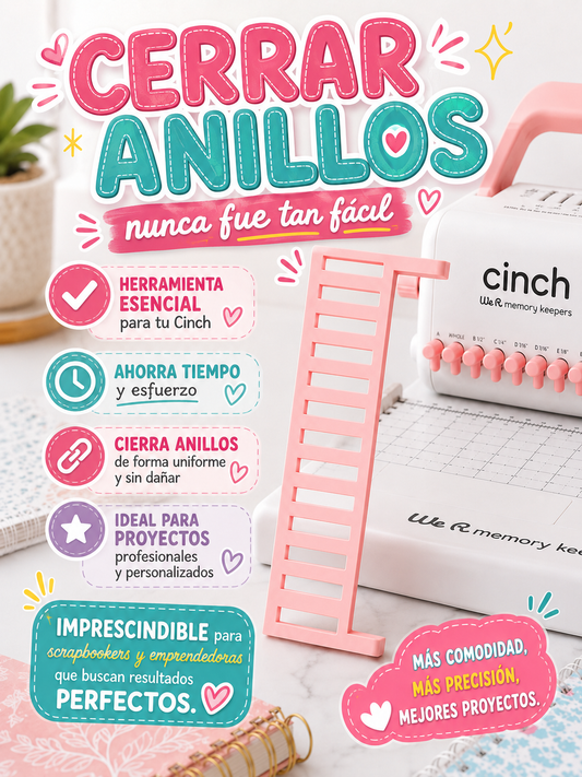 Guía para cerrar arillos de Cinch