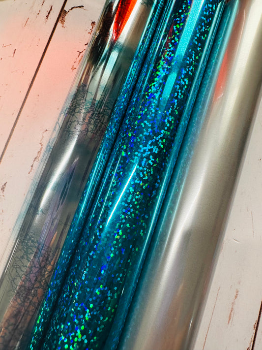 Blue Christmas foil collection