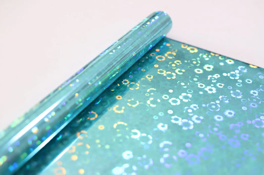 Blue Flower foil
