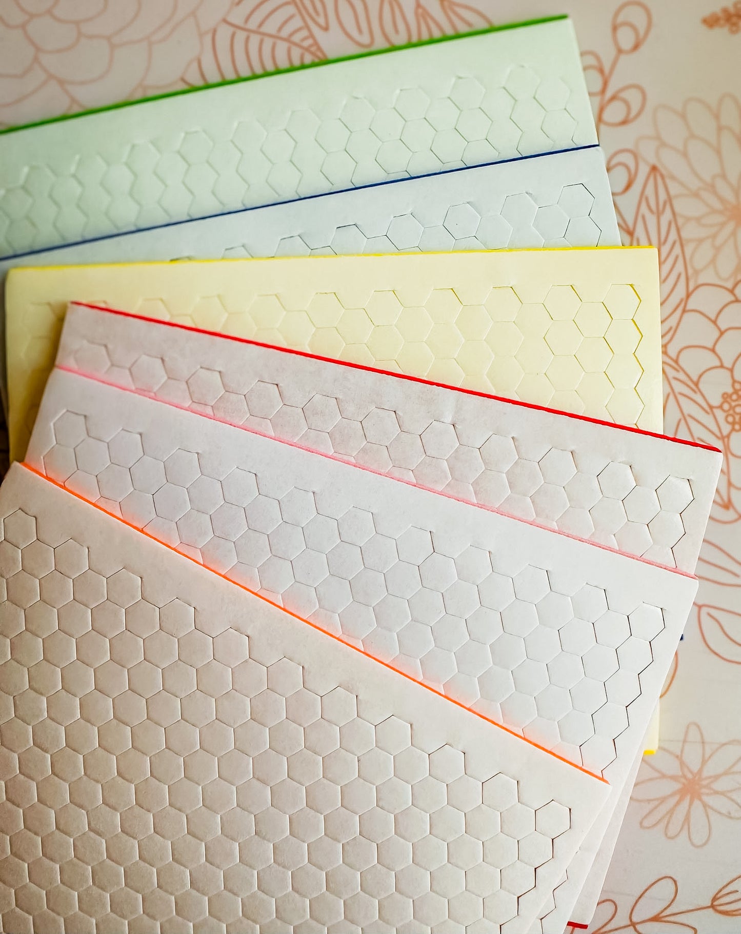 Color Hexagon Mini Foamies  - 3.4 mm size
