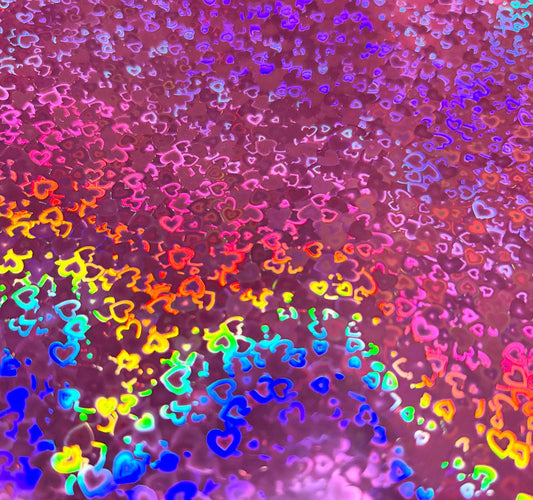 Pink Hearts Foil
