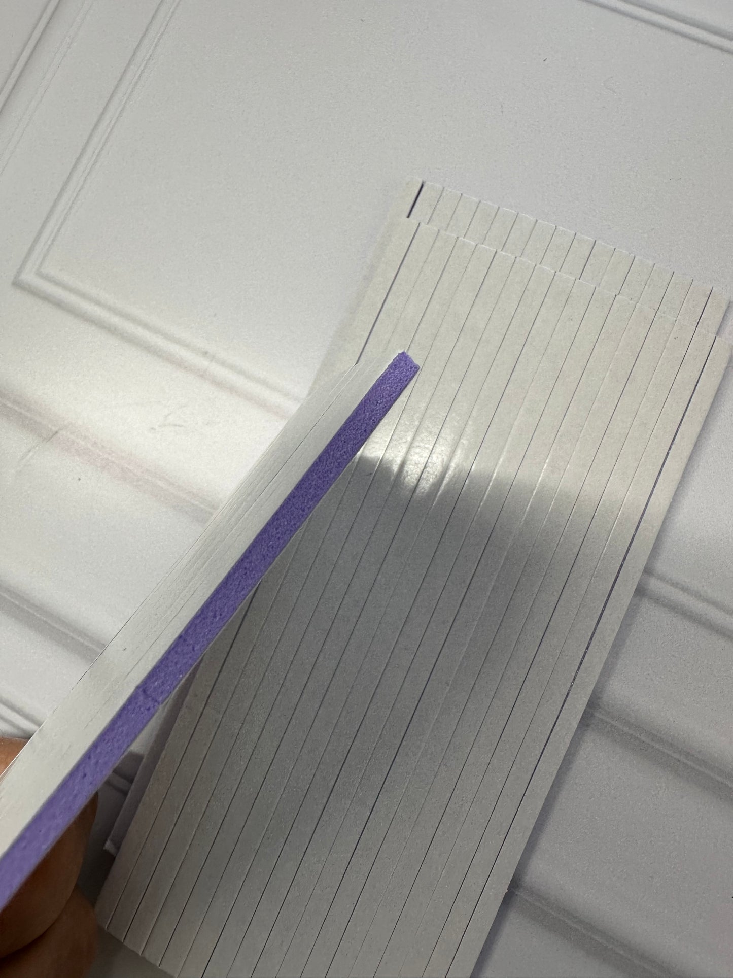 Hojas tiras de foamie adhesivo de colores (5 hojas pk)