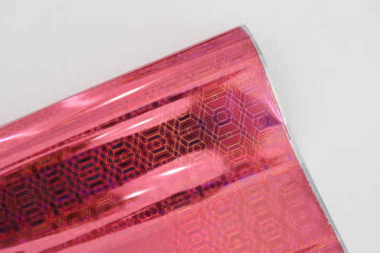 Pink Geometric Foil