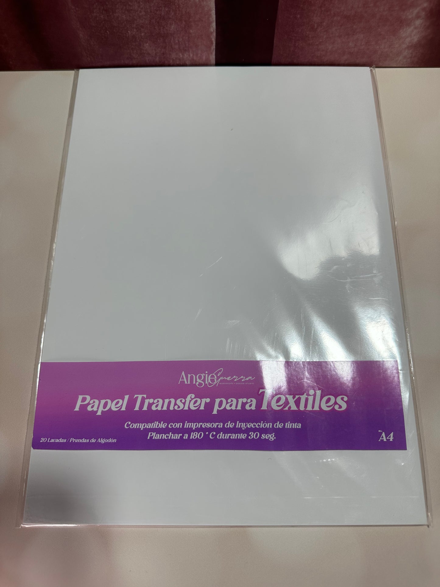 Printable transfer paper for textiles