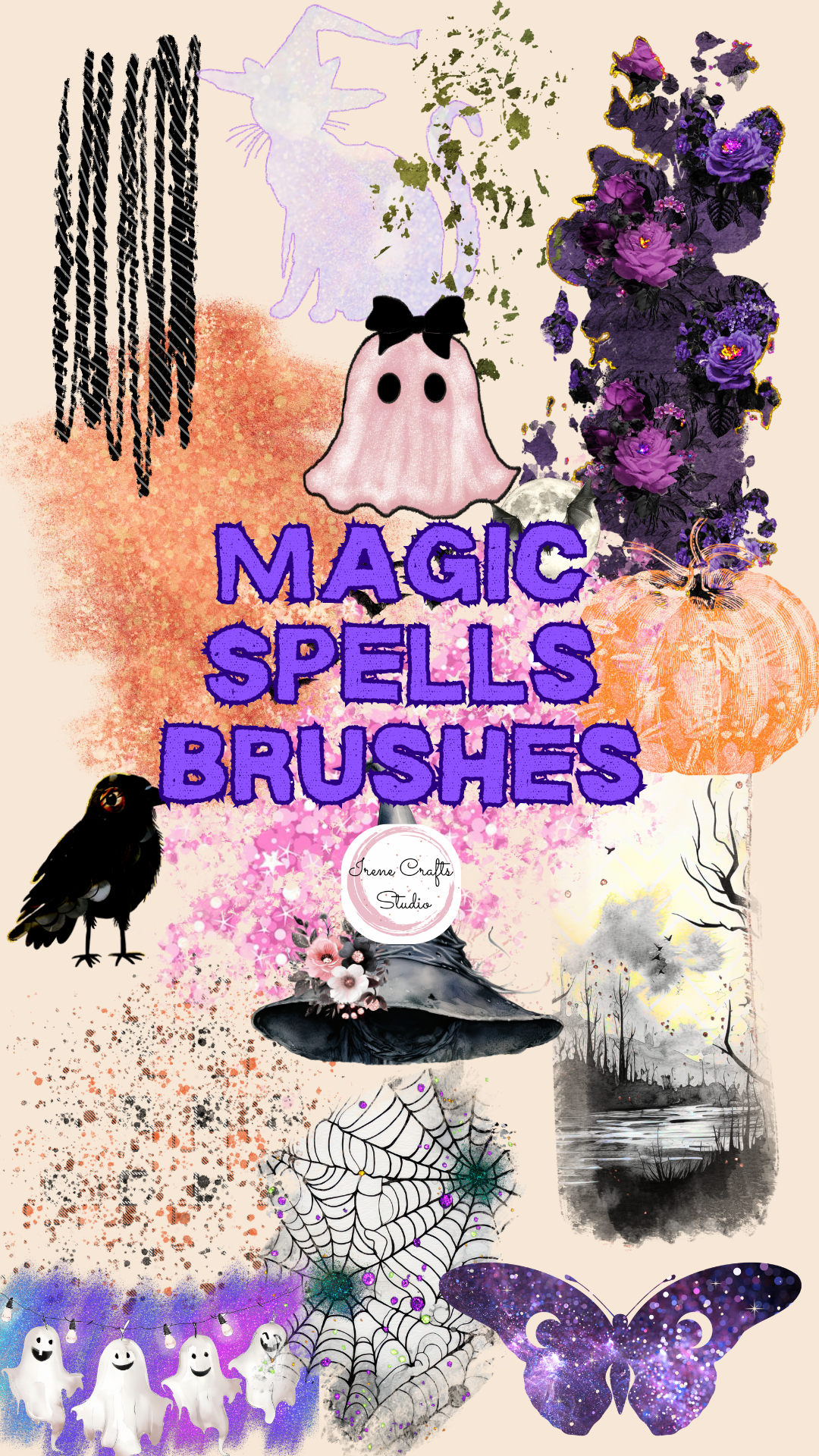 Brochas Halloween - Magic Spells