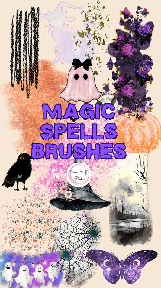 Brochas Halloween - Magic Spells